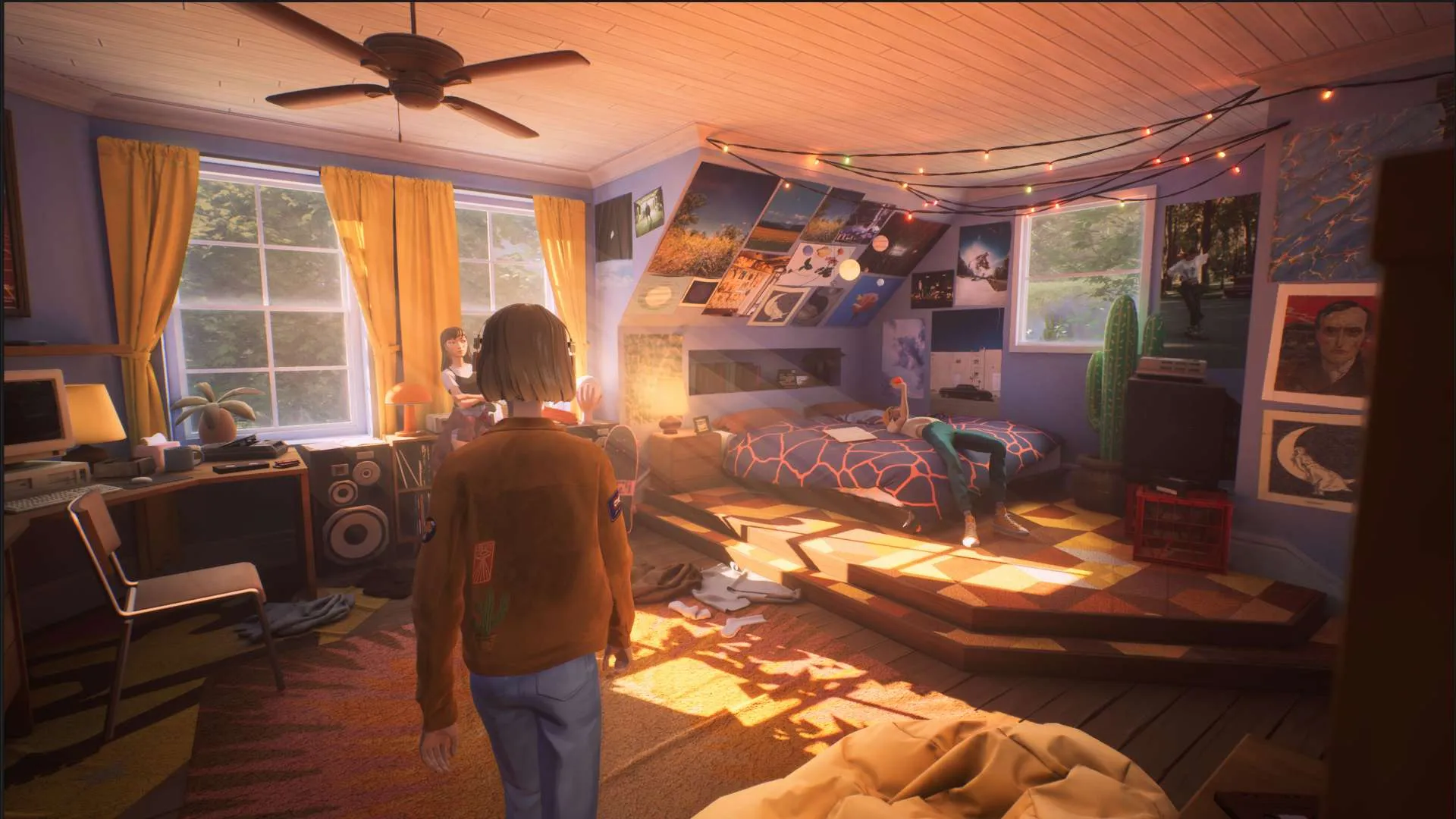 Official Mixtape screenshot from Annapurna Interactive showing the game's stylized road-trip presentation.