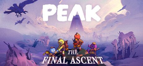 Official PEAK Steam header art showing scouts climbing the mountain together.