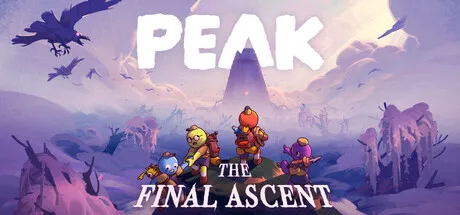 Official PEAK Steam header art showing scouts climbing the mountain together.