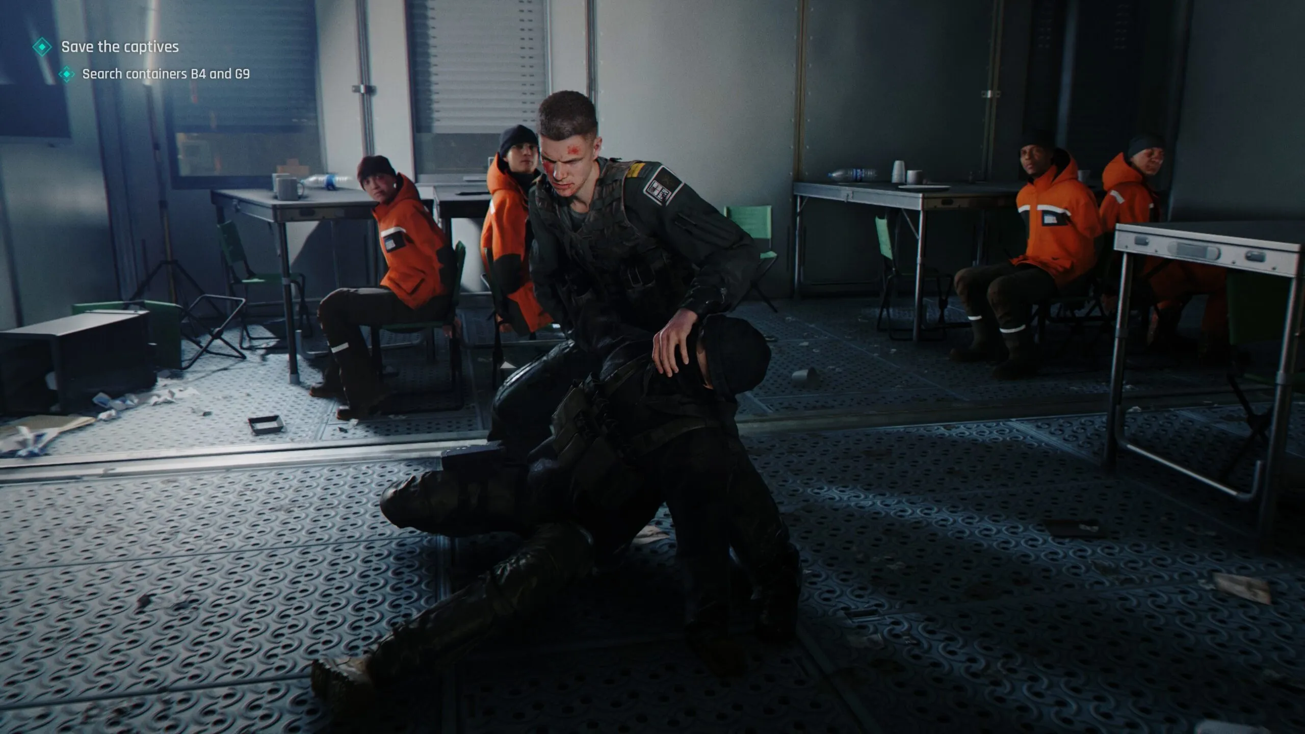 Official 007: First Light image from PlayStation Blog showing James Bond moving through a hostile environment during the hands-on preview.