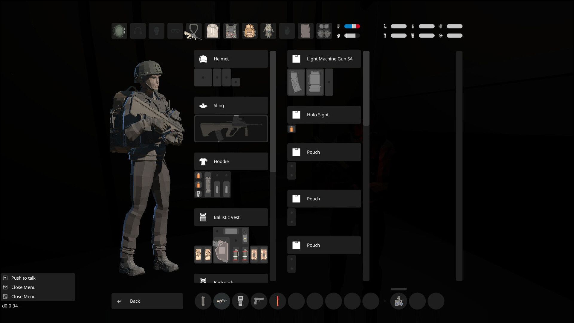 Official Anymaker gameplay screenshot showing a player-built vehicle in the game's open-world survival setting.