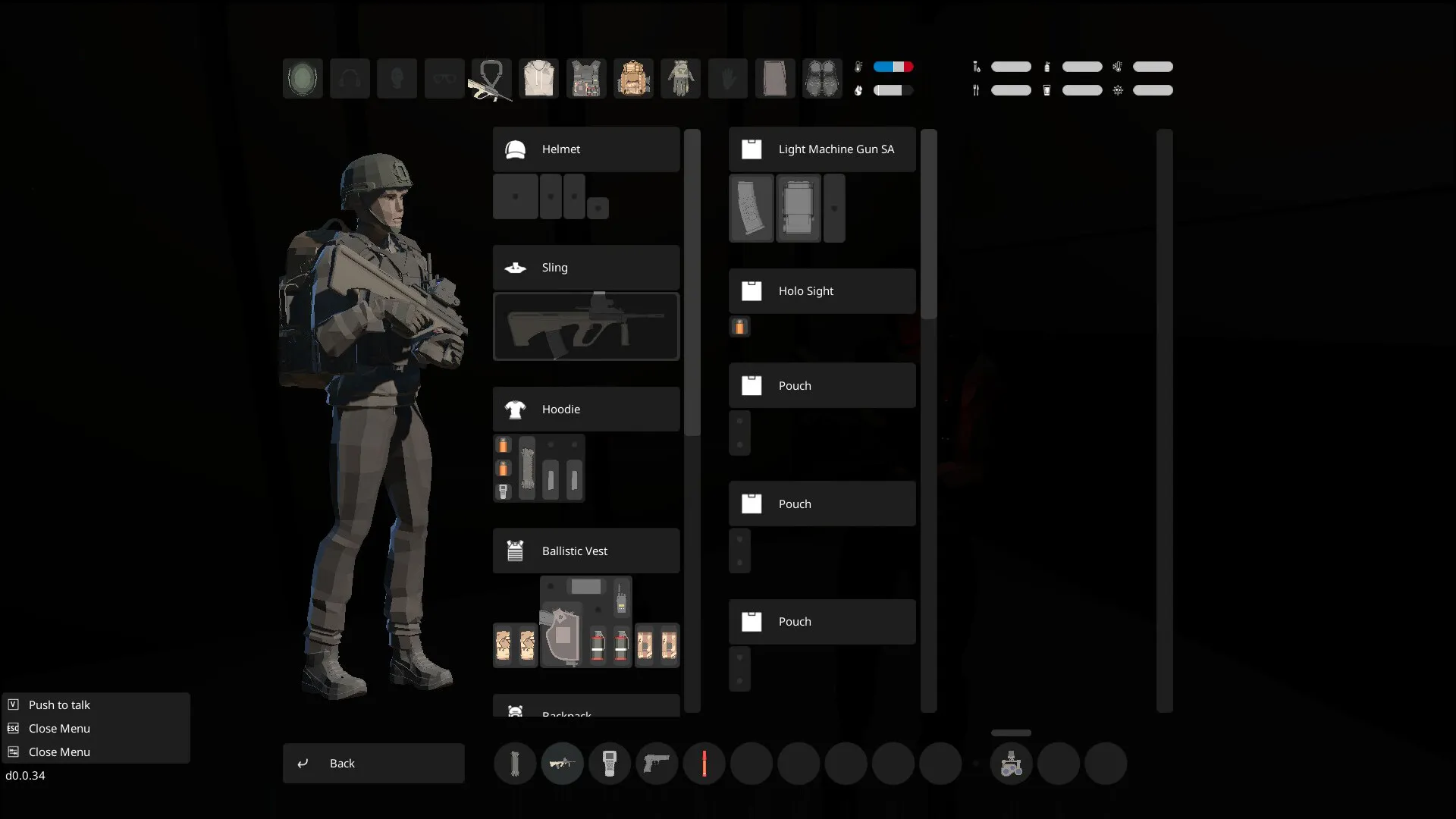 Official Anymaker gameplay screenshot showing a player-built vehicle in the game's open-world survival setting.