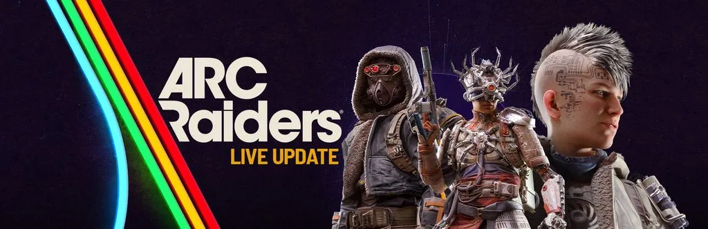 Official ARC Raiders Live Update 1.42.0 header art showing the event-branded update image.