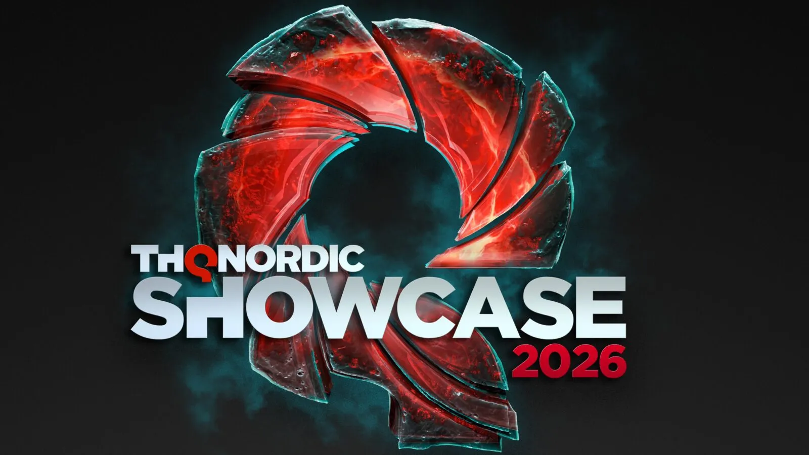 Official THQ Nordic Showcase 2026 key art showing a collage of games from the publisher lineup.