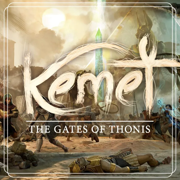 Official Gamefound campaign image for Kemet: The Gates of Thonis from Kolossal Games.