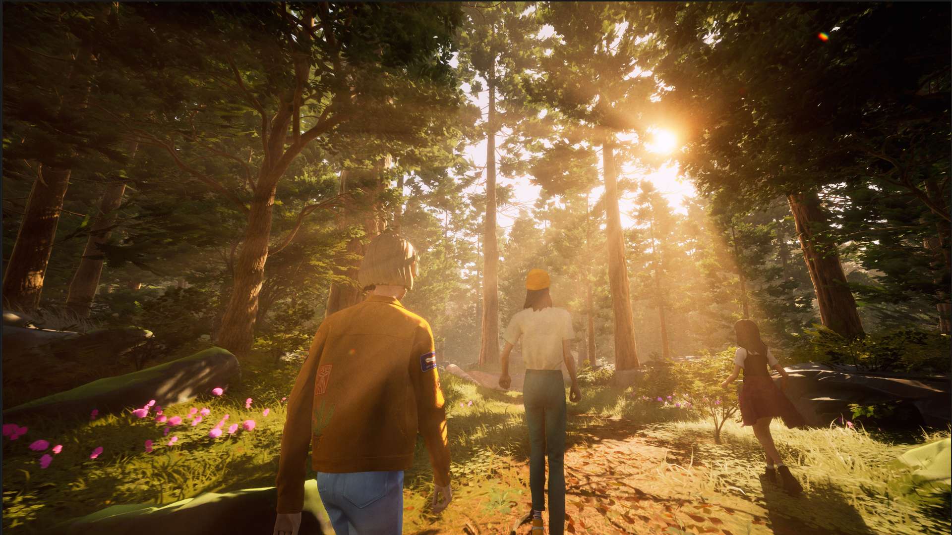 Official Mixtape screenshot from Annapurna showing one of the game's stylized memory-sequence scenes.