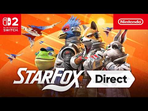 Official Star Fox Direct thumbnail from Nintendo of America used for GameGuideDog's trailer breakdown.