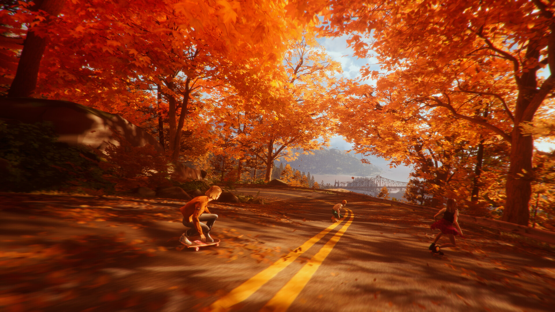 Official Mixtape screenshot showing one of the game\'s stylized memory scenes.