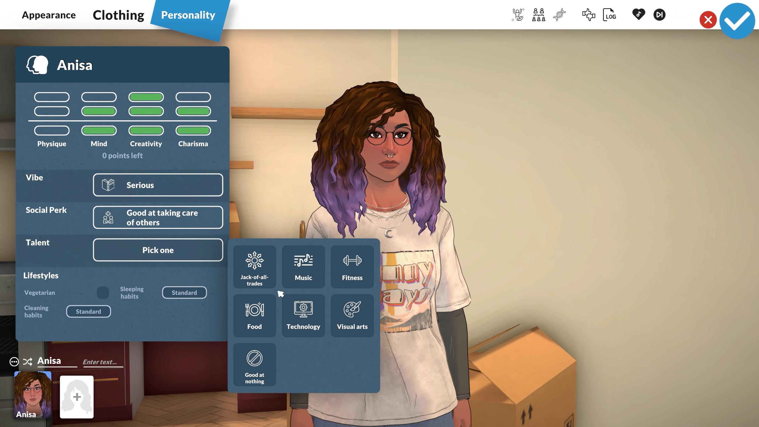 Official Paralives screenshot showing live-mode play inside the game's open-world neighborhood.