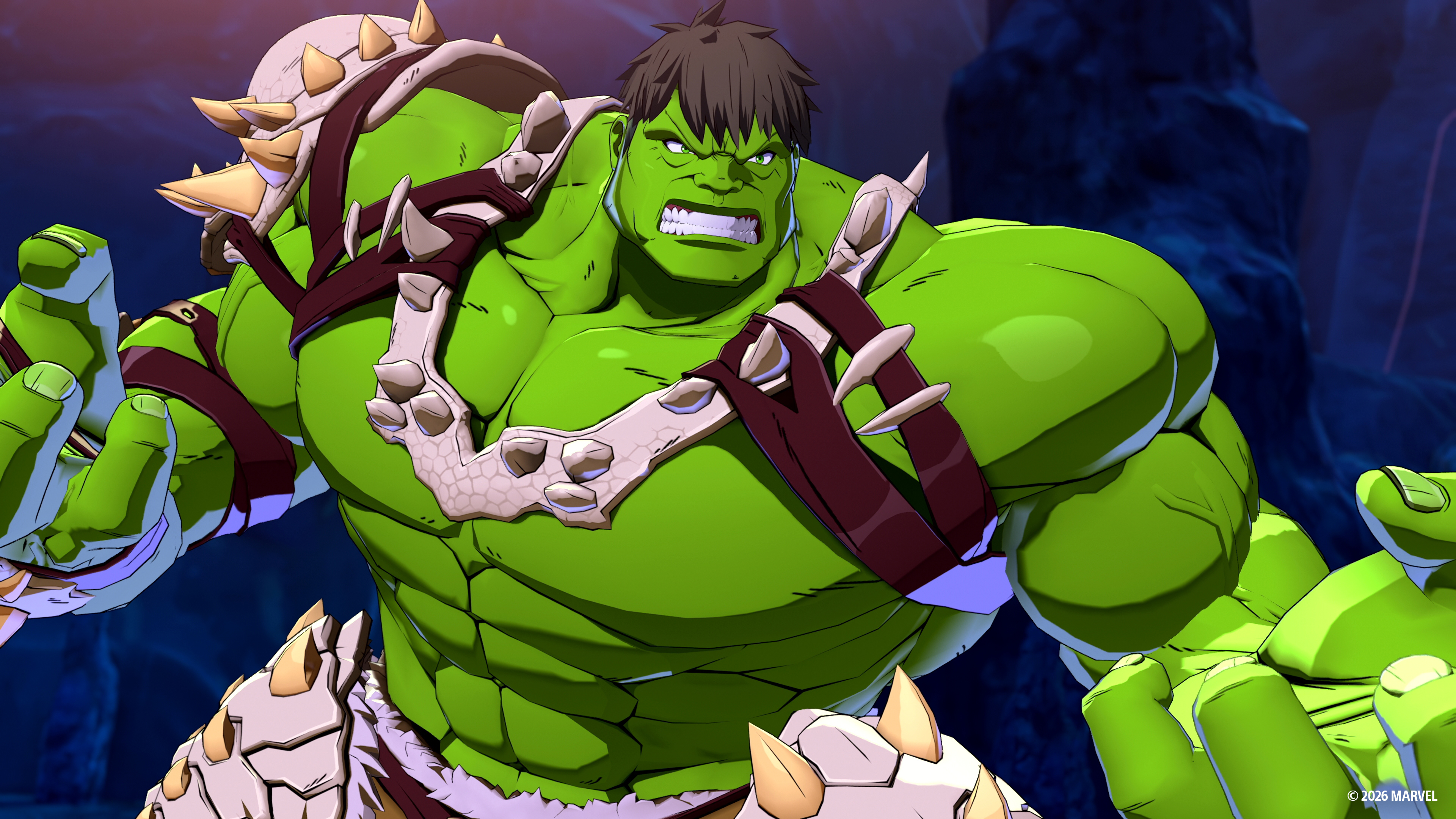 Official MARVEL Tōkon image showing Hulk in combat gear from the Fighting Avengers reveal.