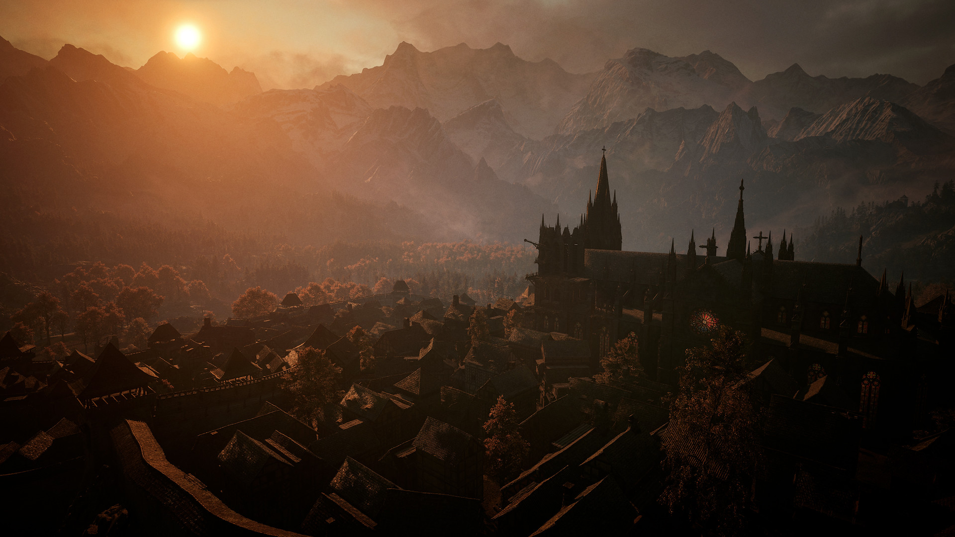 Oficjalna grafika The Blood of Dawnwalker z PlayStation Blog pokazująca scenę walki z rozszerzonego demo.