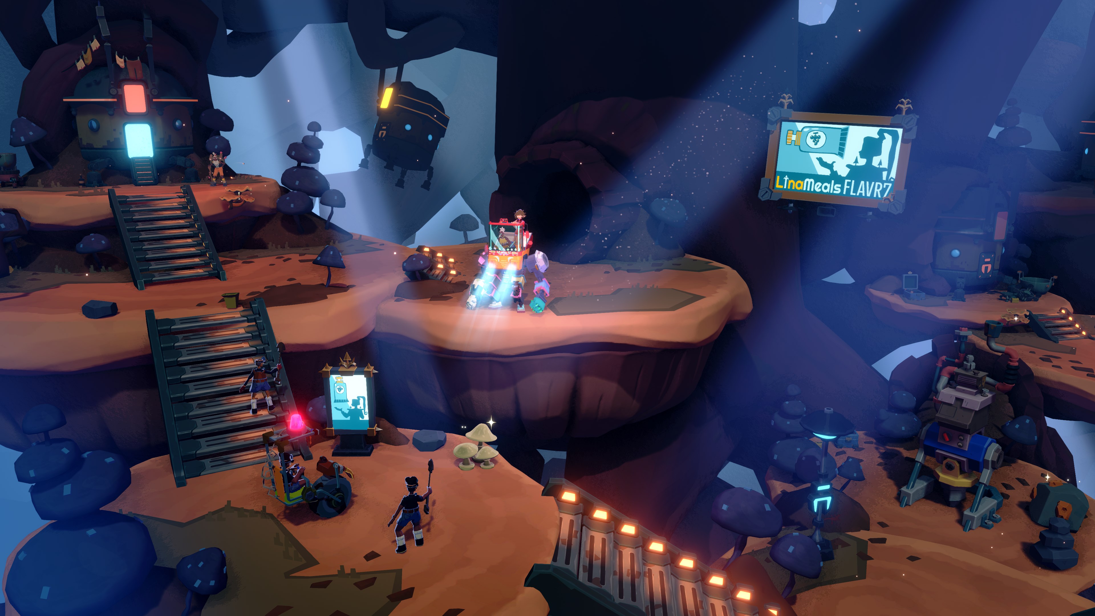 Oficjalny screen z Dosa Divas pokazujący kolejną scenę walki w jasnej, kolorowej oprawie gry.