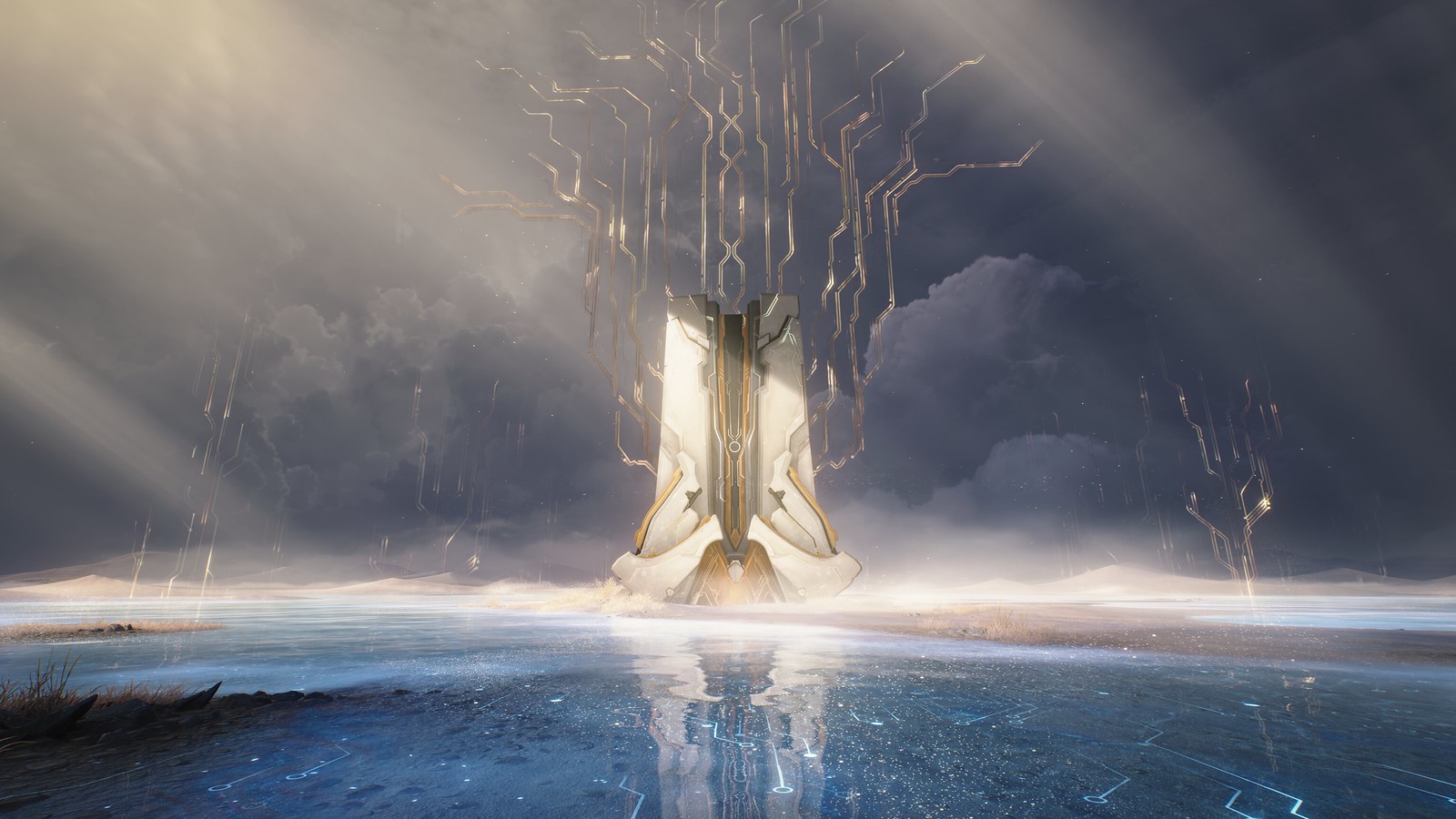 Official Wuthering Waves story image showing the Version 3.3 main-story setting and its darker sci-fi backdrop.