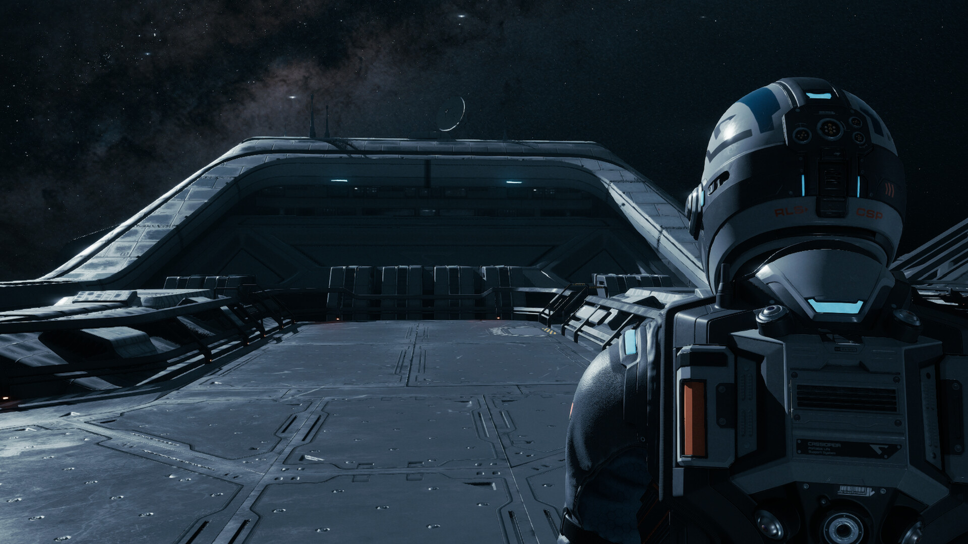 Official Directive 8020 screenshot showing another tense corridor scene from Supermassive's sci-fi horror game.
