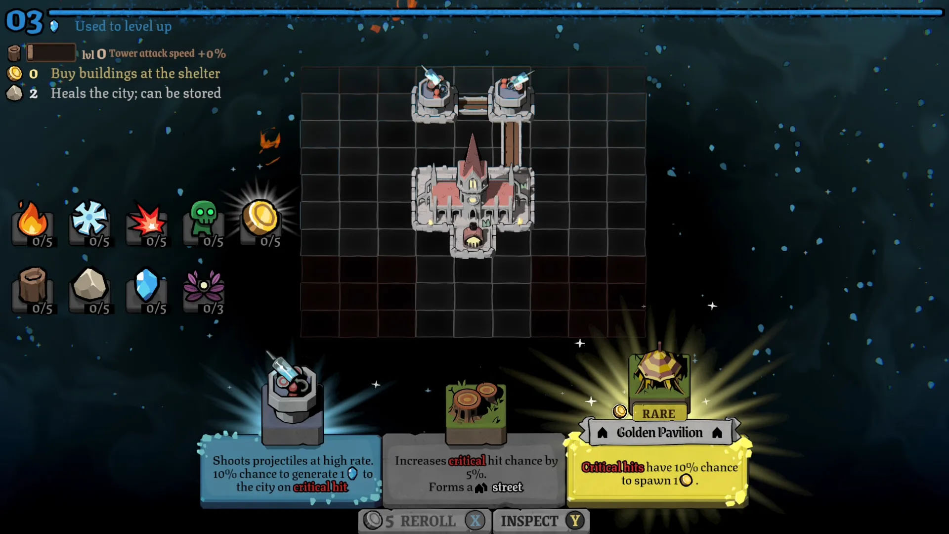 Official Monsters Are Coming screenshot showing another run with enemies, buildings, and the game’s roadbound city.