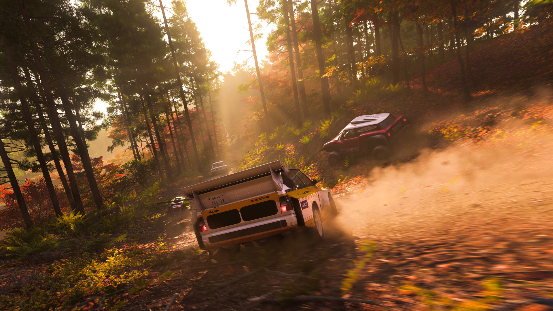Official Forza Horizon 6 Steam screenshot showing a car driving through a scenic Japanese mountain road.