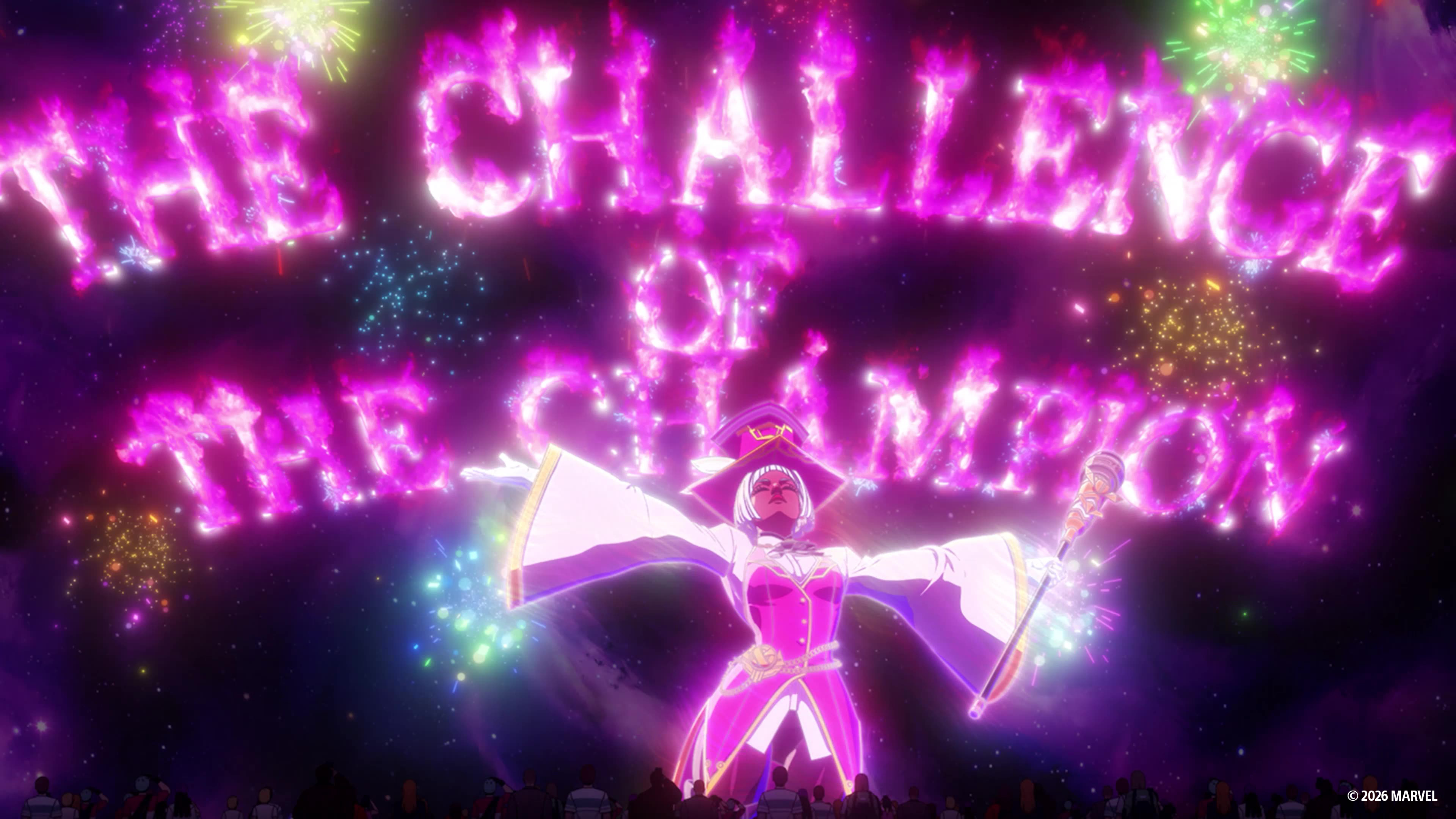 Official MARVEL Tōkon image showing Champion in the new Fighting Avengers trailer reveal.