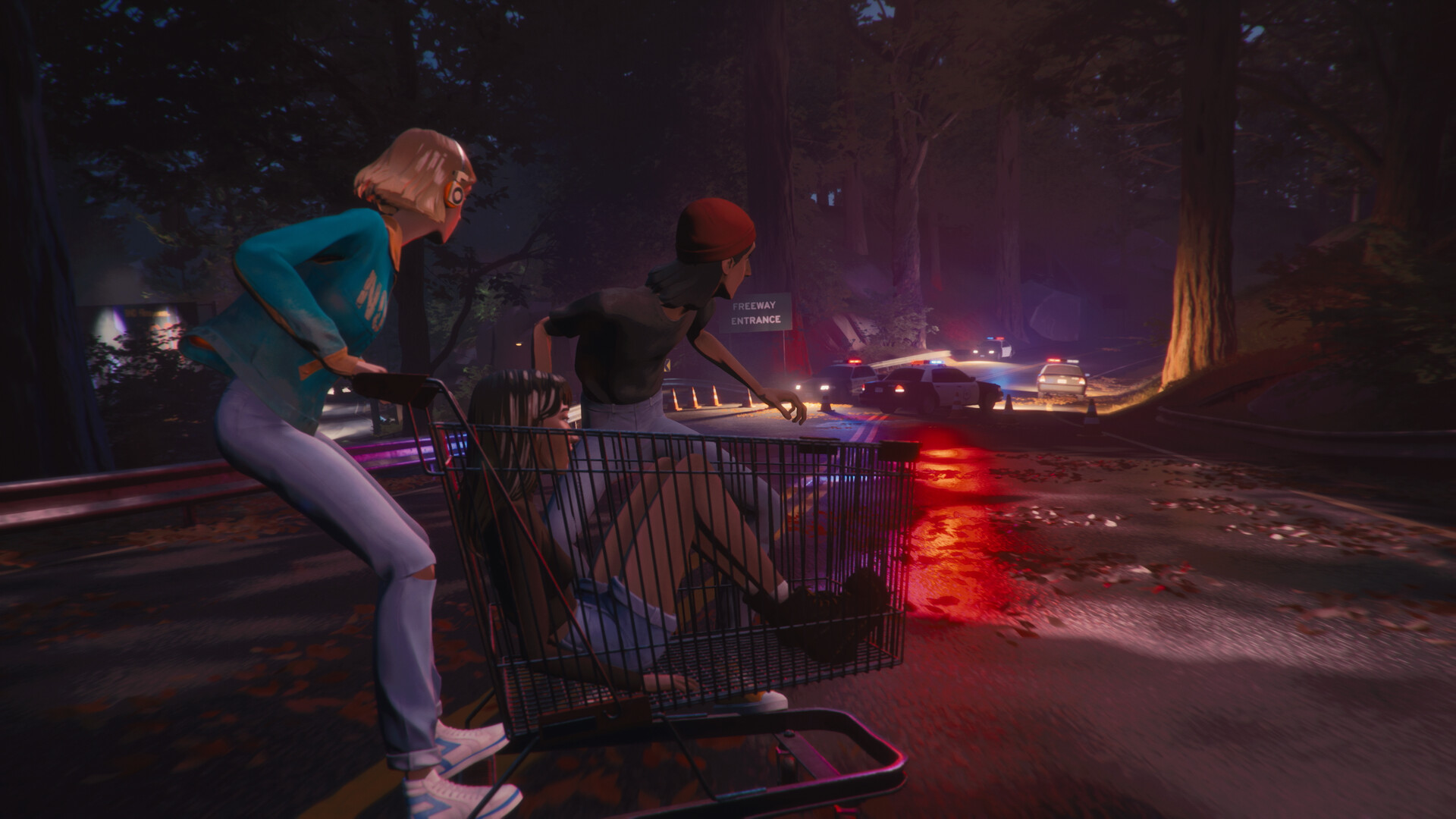Official Mixtape screenshot showing another dreamlike sequence from the game\'s teenage memory vignettes.