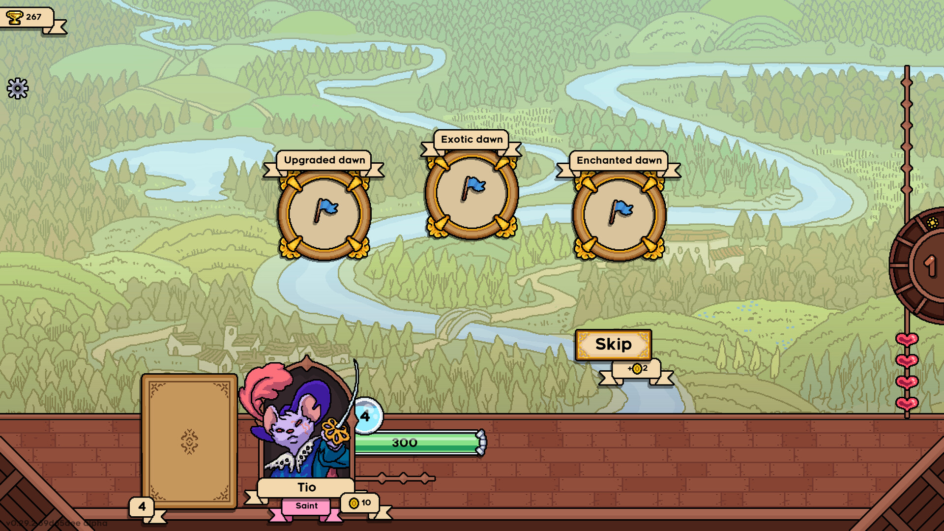 Official Grail screenshot showing an autobattler card fight from the Steam gallery.