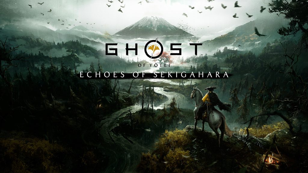Official Ghost of Yotei screenshot showing Atsu facing an armed enemy in a snowy blue-lit scene.