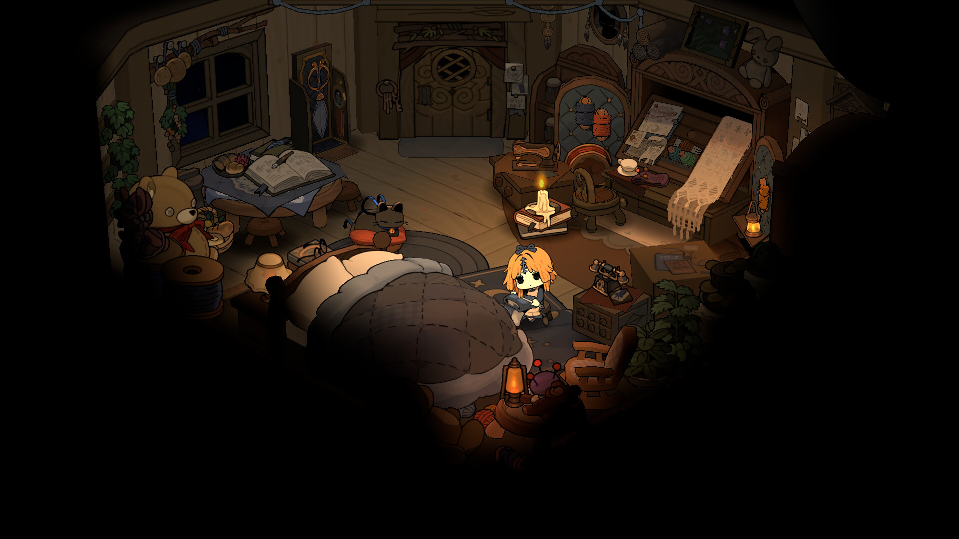 Official Garden of Witches screenshot showing Sil fighting through a colorful combat arena.