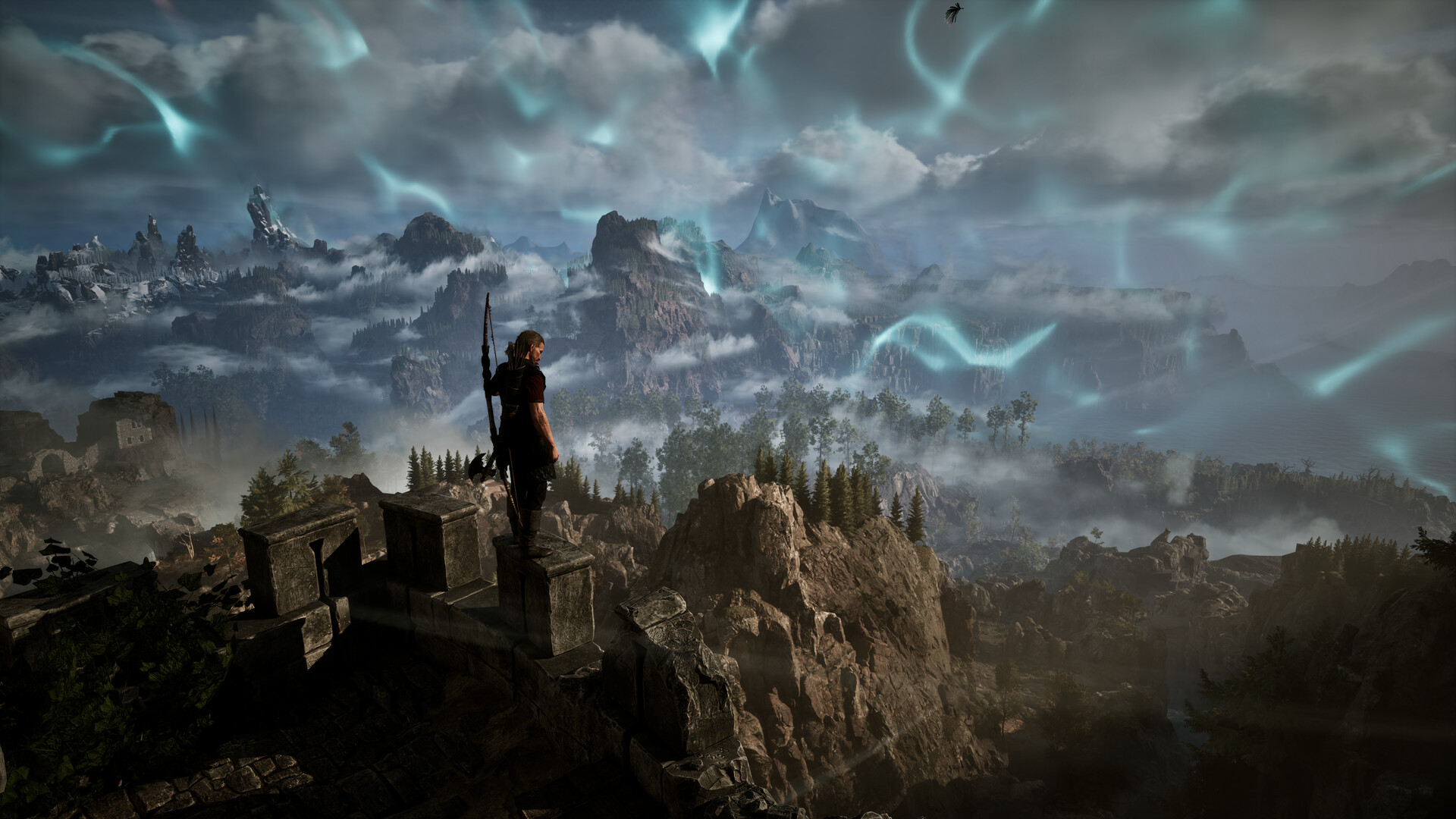 Official Gothic 1 Remake screenshot showing the Colony in the remake's updated visual style.