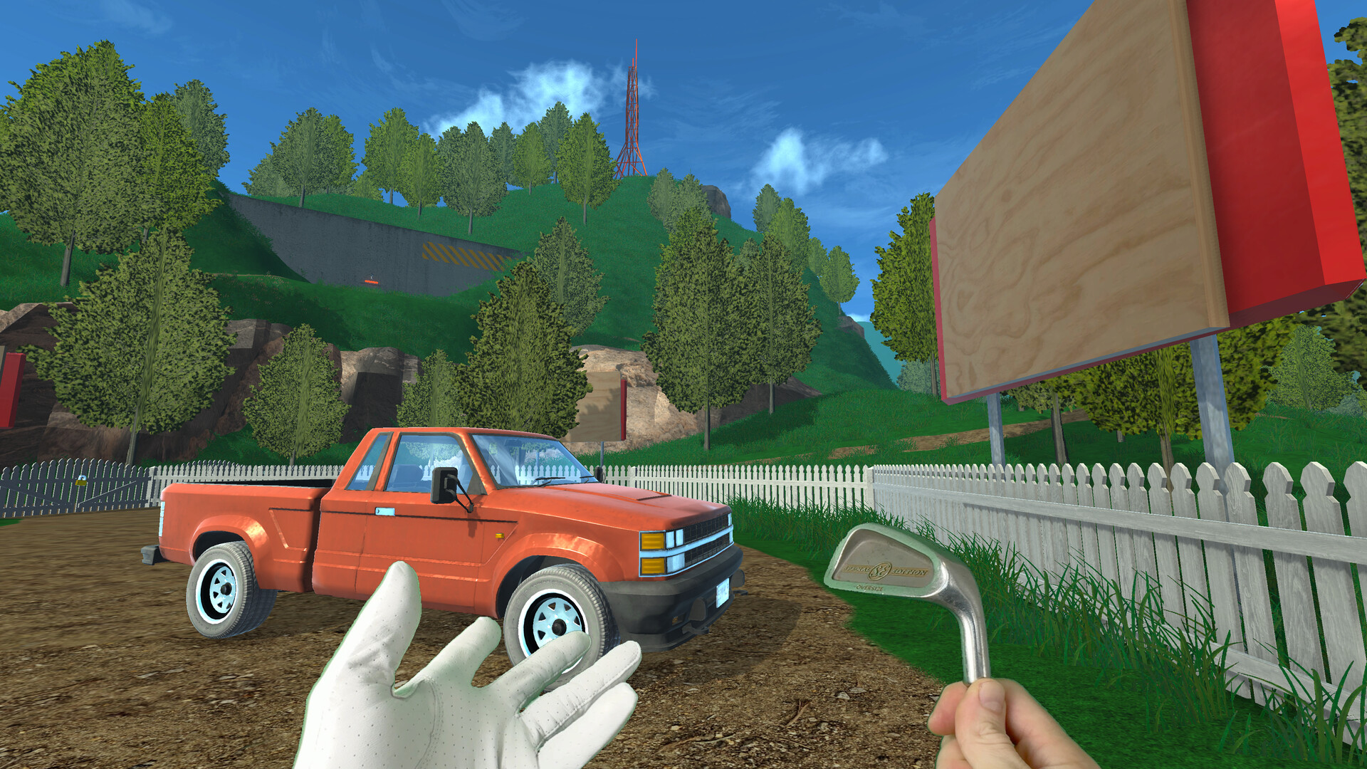 Official Normal Golf Game screenshot showing a golfer preparing a shot on a grass course.