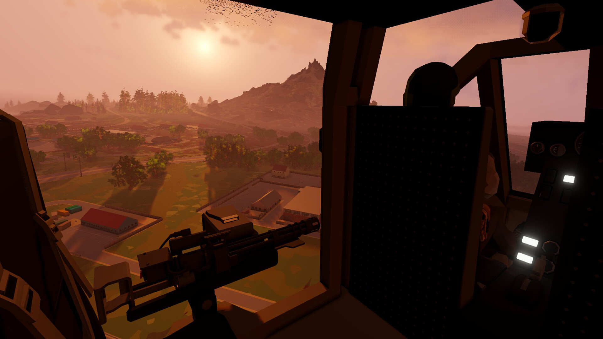 Official Anymaker screenshot showing a vehicle driving through a rugged open-world landscape.
