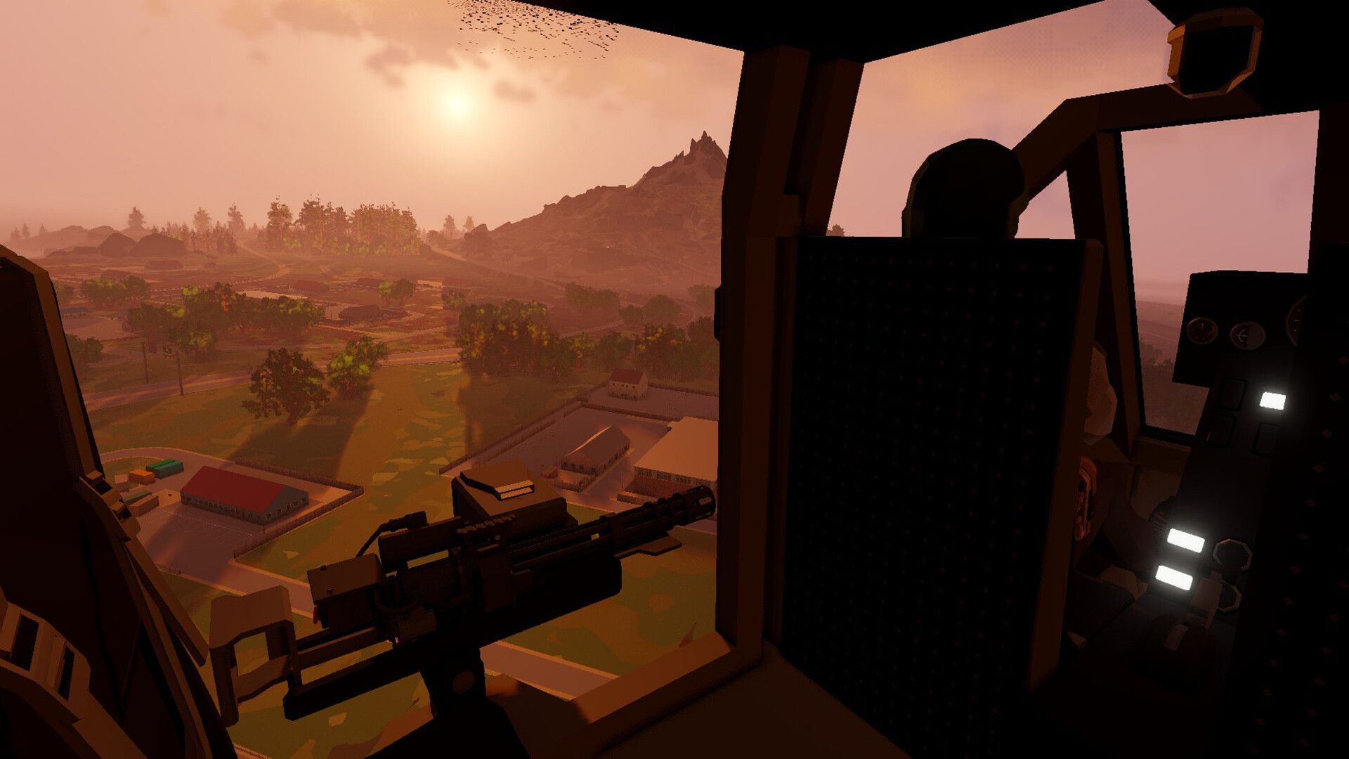 Official Anymaker screenshot showing a vehicle driving through a rugged open-world landscape.