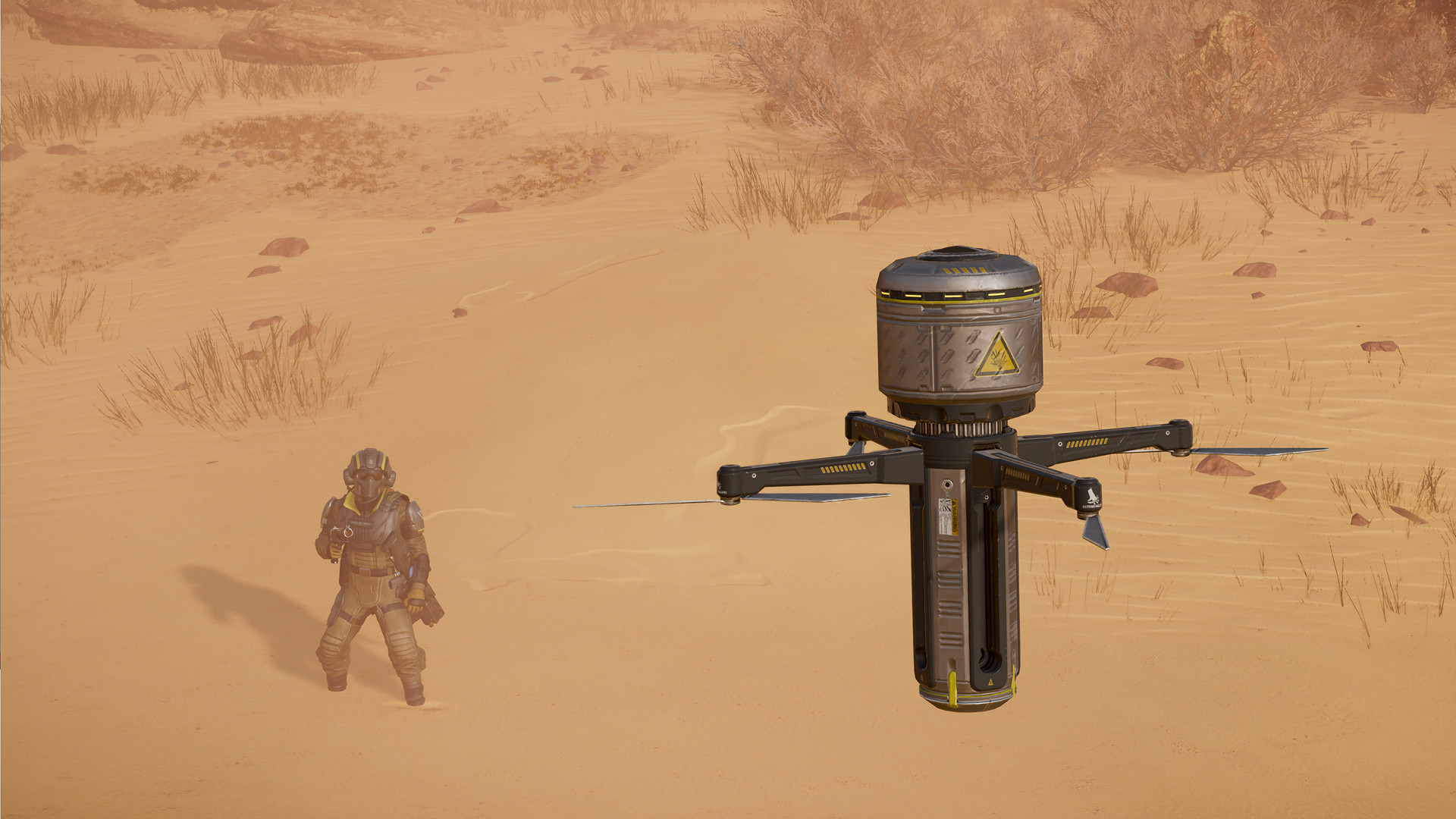 Official Helldivers 2 image of the G-60 Anti-Tank Seeker throwable from the Ironclad Democracy Warbond.