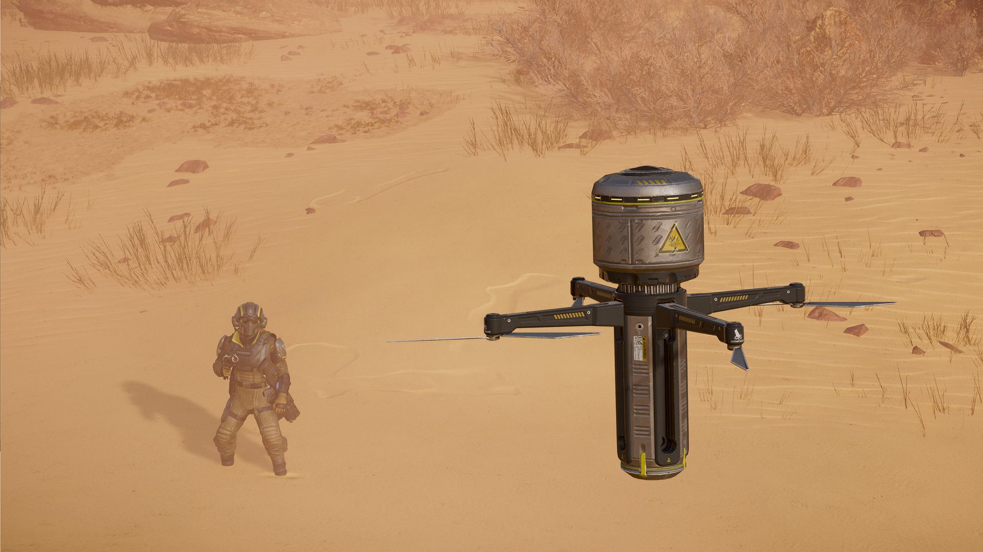 Official Helldivers 2 image of the G-60 Anti-Tank Seeker throwable from the Ironclad Democracy Warbond.