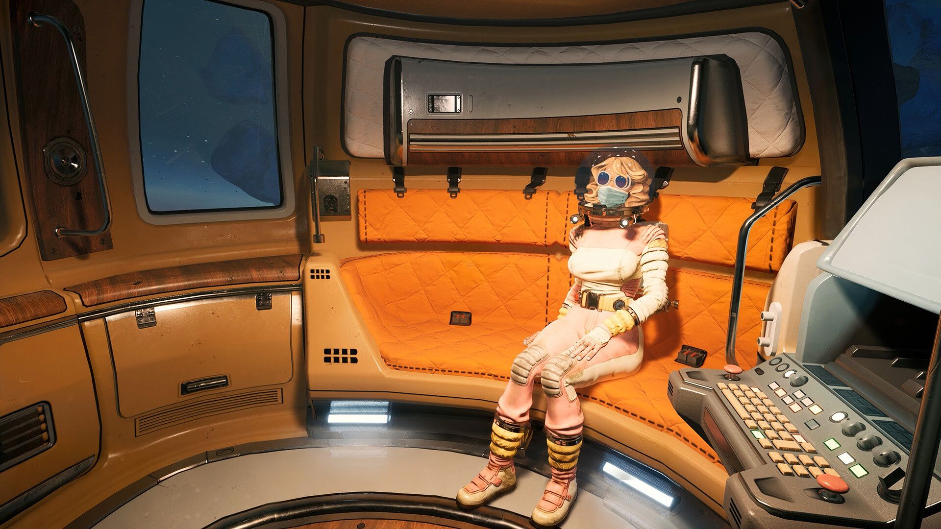 Official Breathedge 2 Steam screenshot showing one of the sequel's space-survival scenes.