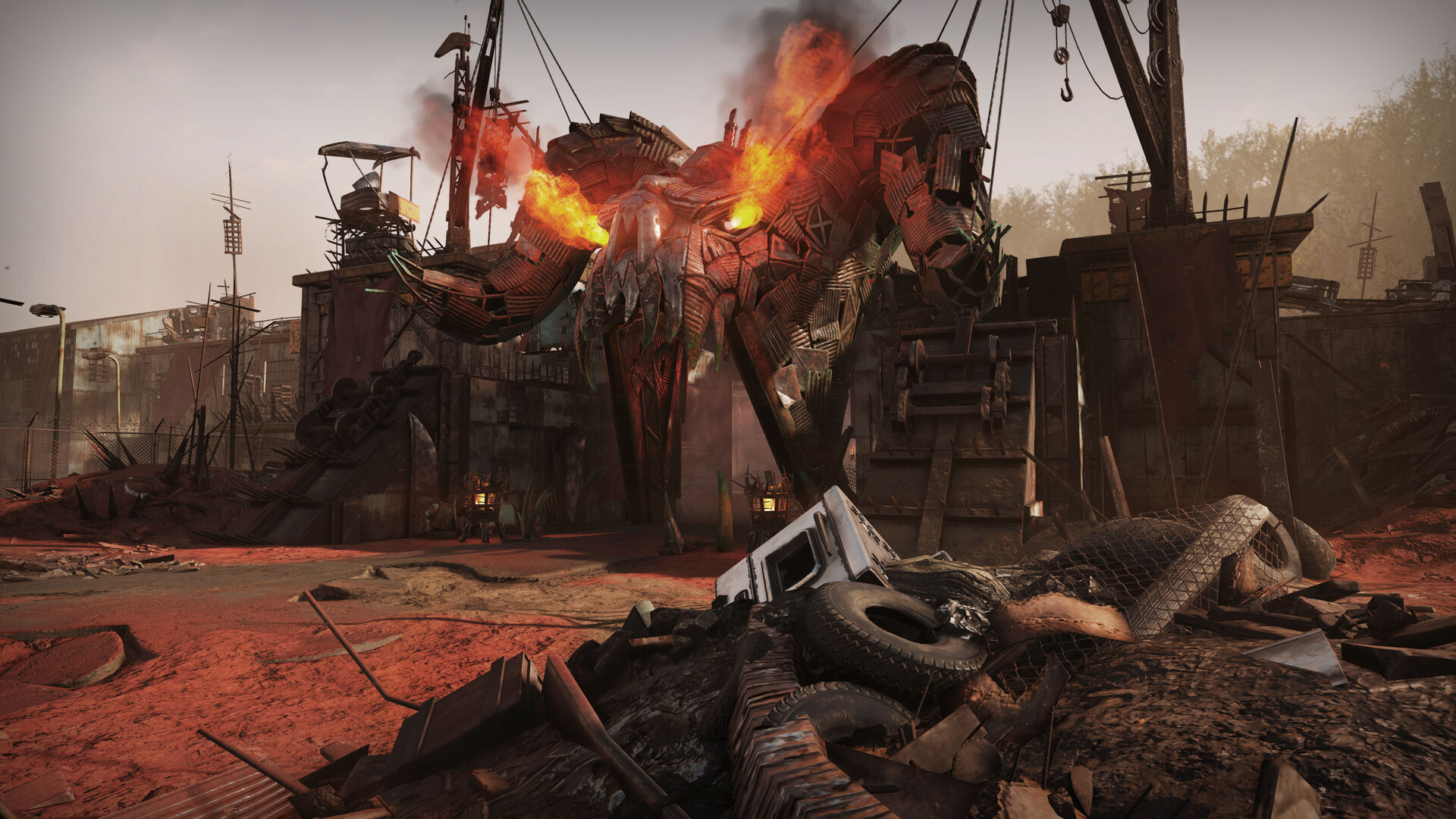 Official Fallout 76 Steam screenshot showing the player in an outdoor wasteland scene.