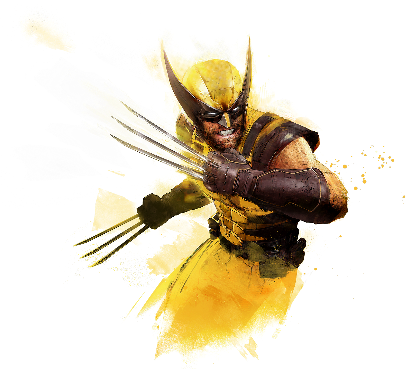 Official character artwork of Wolverine from PlayStation.