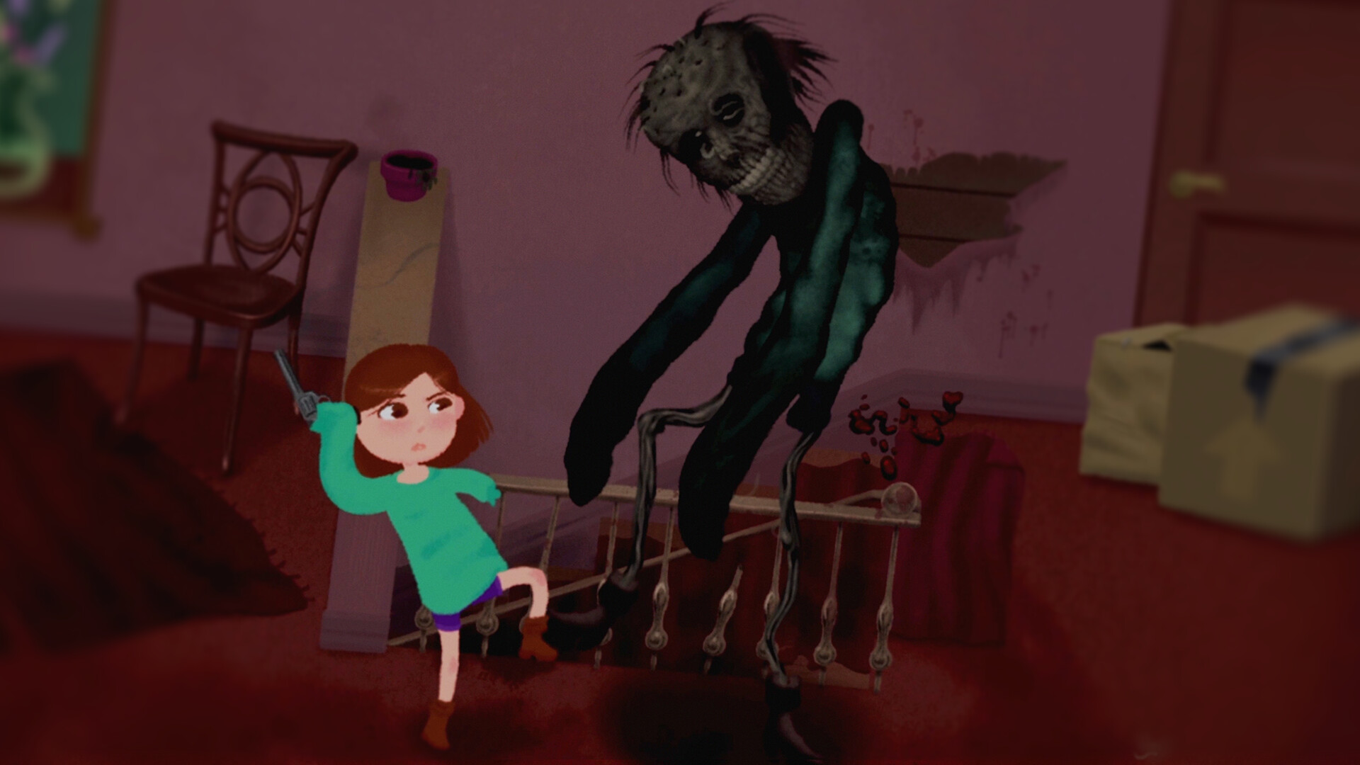 Official House 2 Steam screenshot showing another moment from the game's official gallery.