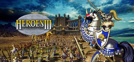 Official Steam screenshot for the original Heroes of Might and Magic III Complete edition showing the classic 2D strategy map.