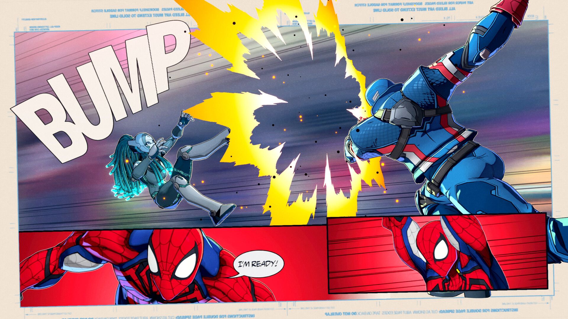 Official MARVEL Tokon: Fighting Souls screenshot showing another mid-match action scene from the Steam gallery.