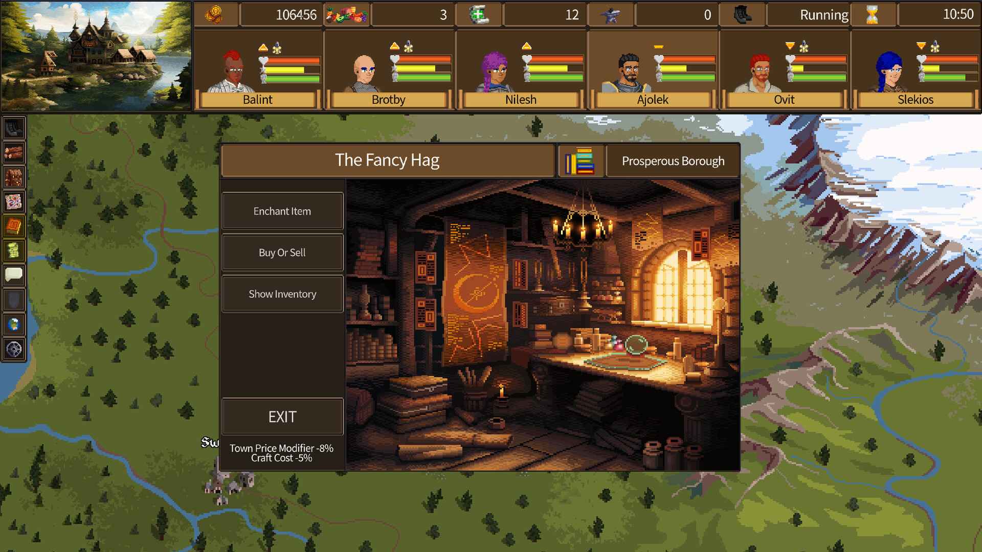 Official The Adventurers Steam screenshot showing another fantasy combat encounter from the official gallery.