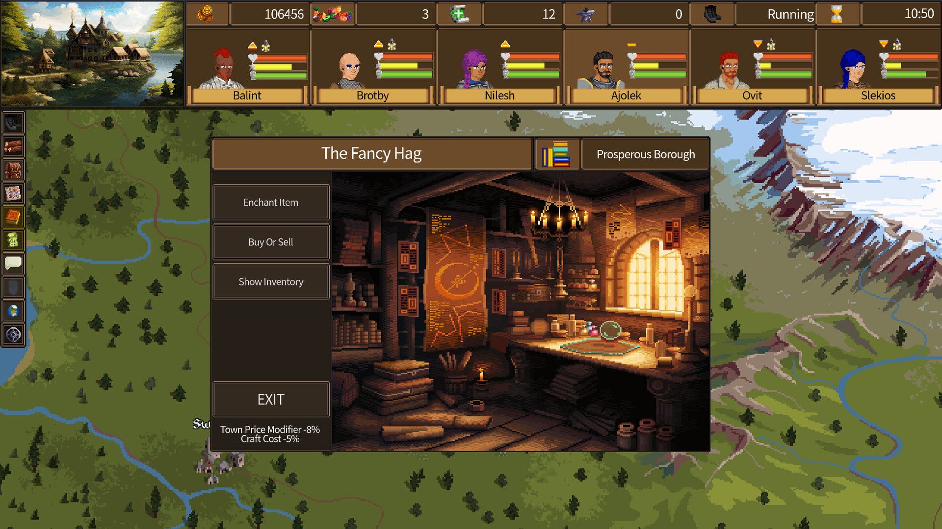 Official The Adventurers Steam screenshot showing another fantasy combat encounter from the official gallery.
