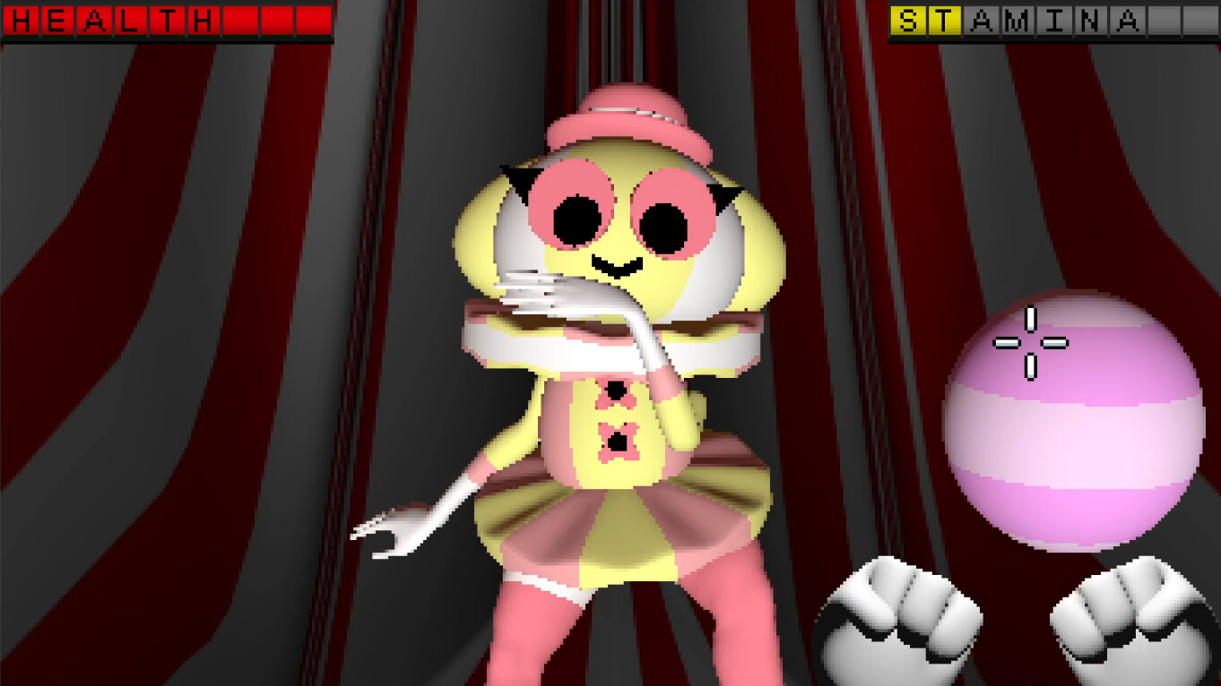 Official Endacopia screenshot showing another unsettling adventure scene from the game's official Steam gallery.