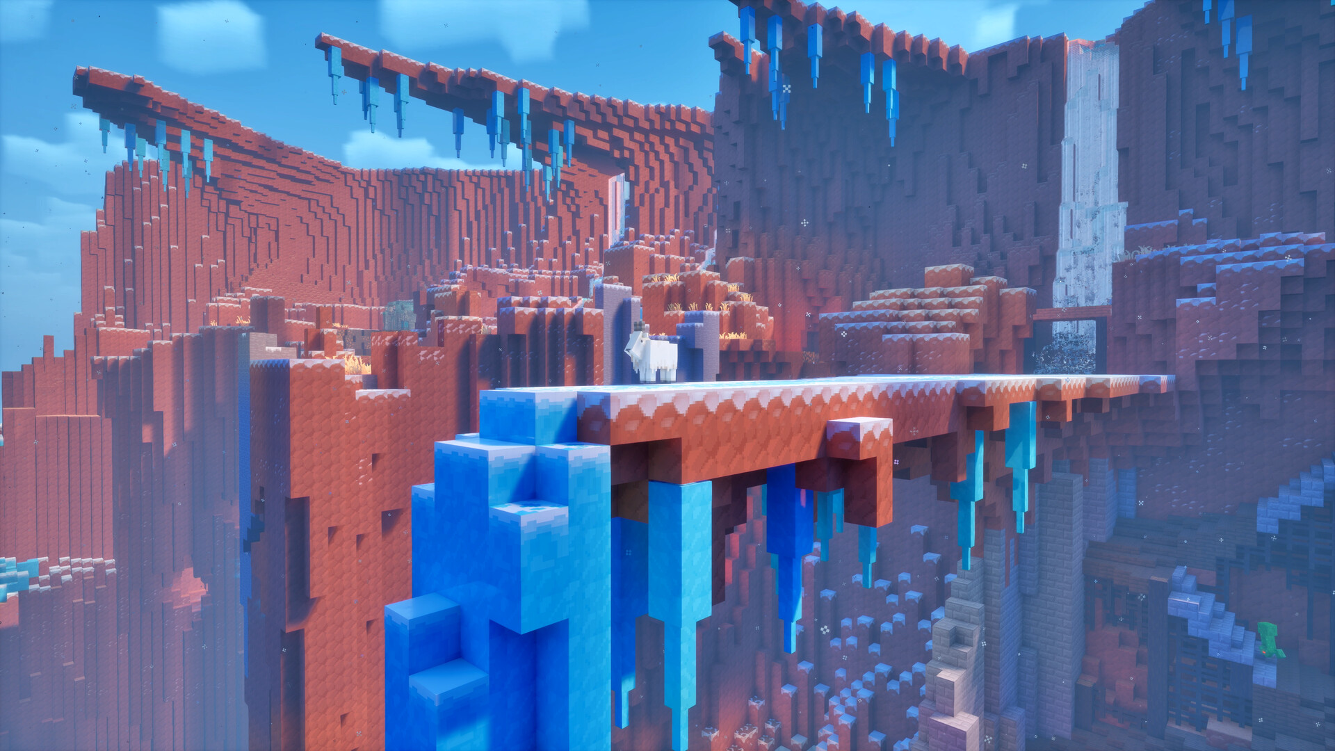 Official Minecraft Dungeons II screenshot showing a large battle against enemies in a fiery fantasy arena.