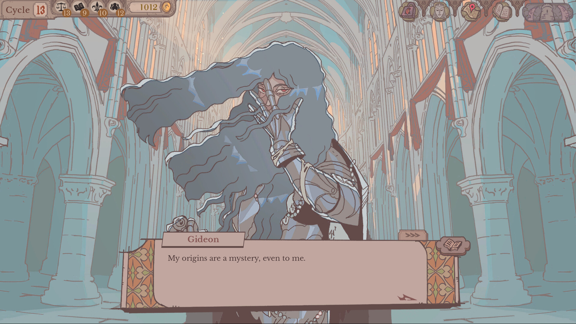 Official Sovereign Tower Steam screenshot showing another event scene and character art from the game.