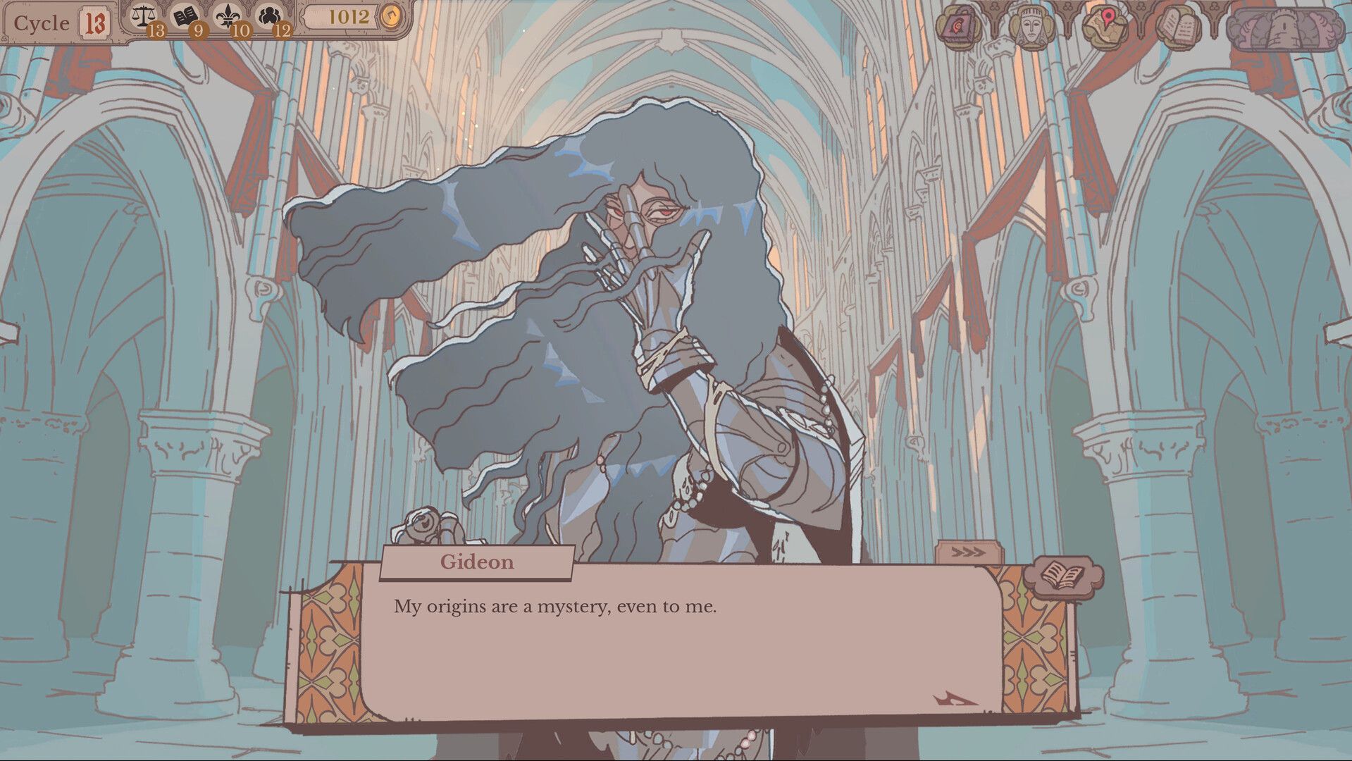 Official Sovereign Tower Steam screenshot showing another event scene and character art from the game.
