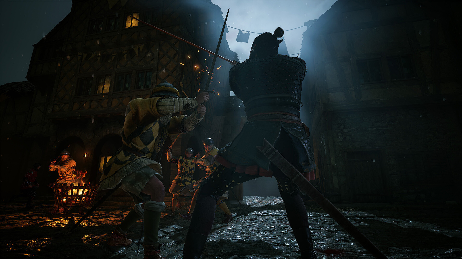Official The Blood of Dawnwalker screenshot showing a broader gameplay view from the Steam media set.
