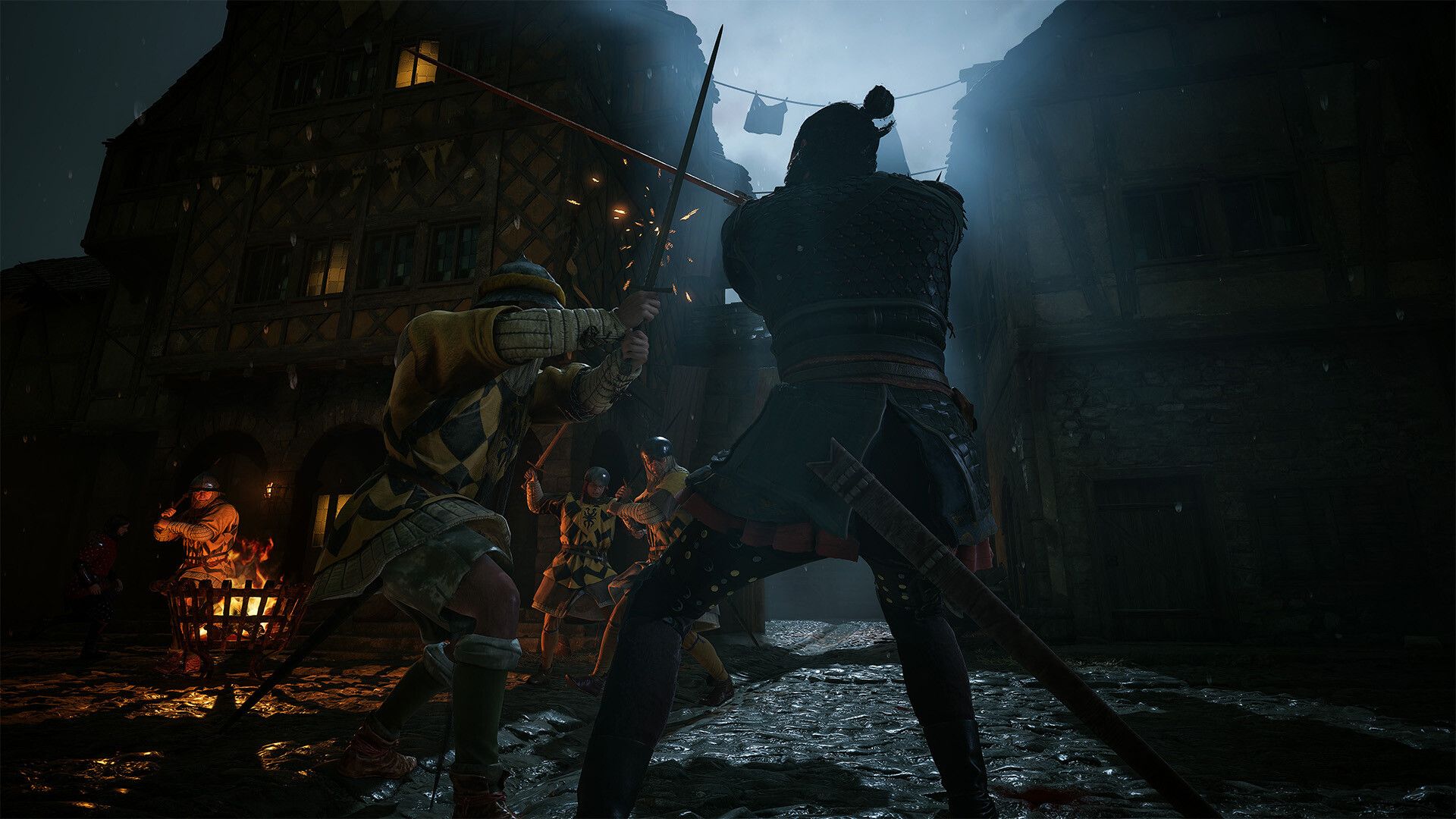 Official The Blood of Dawnwalker screenshot showing a broader gameplay view from the Steam media set.