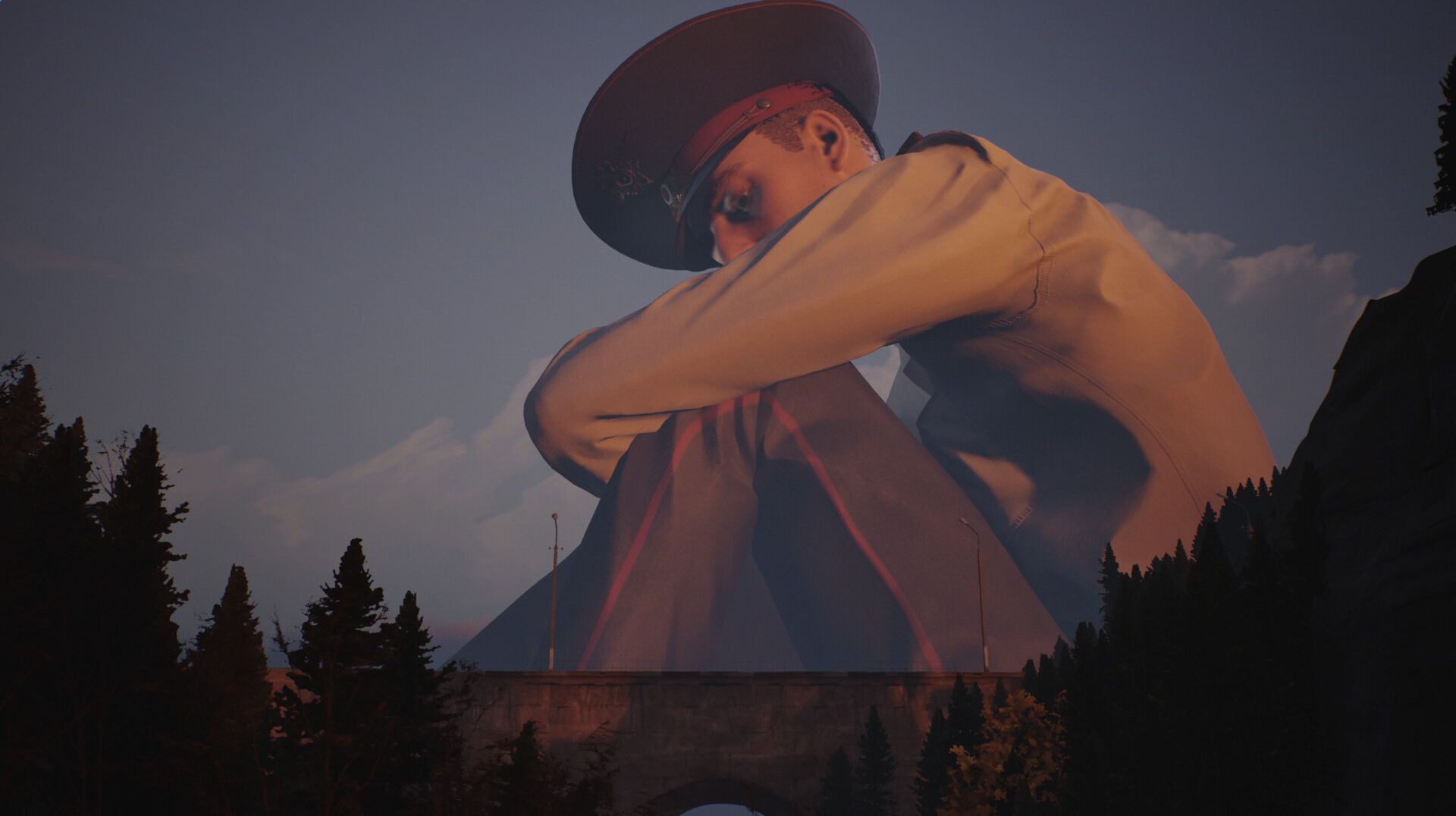Official Militsioner screenshot showing another tense view of the game's immersive sim environment.