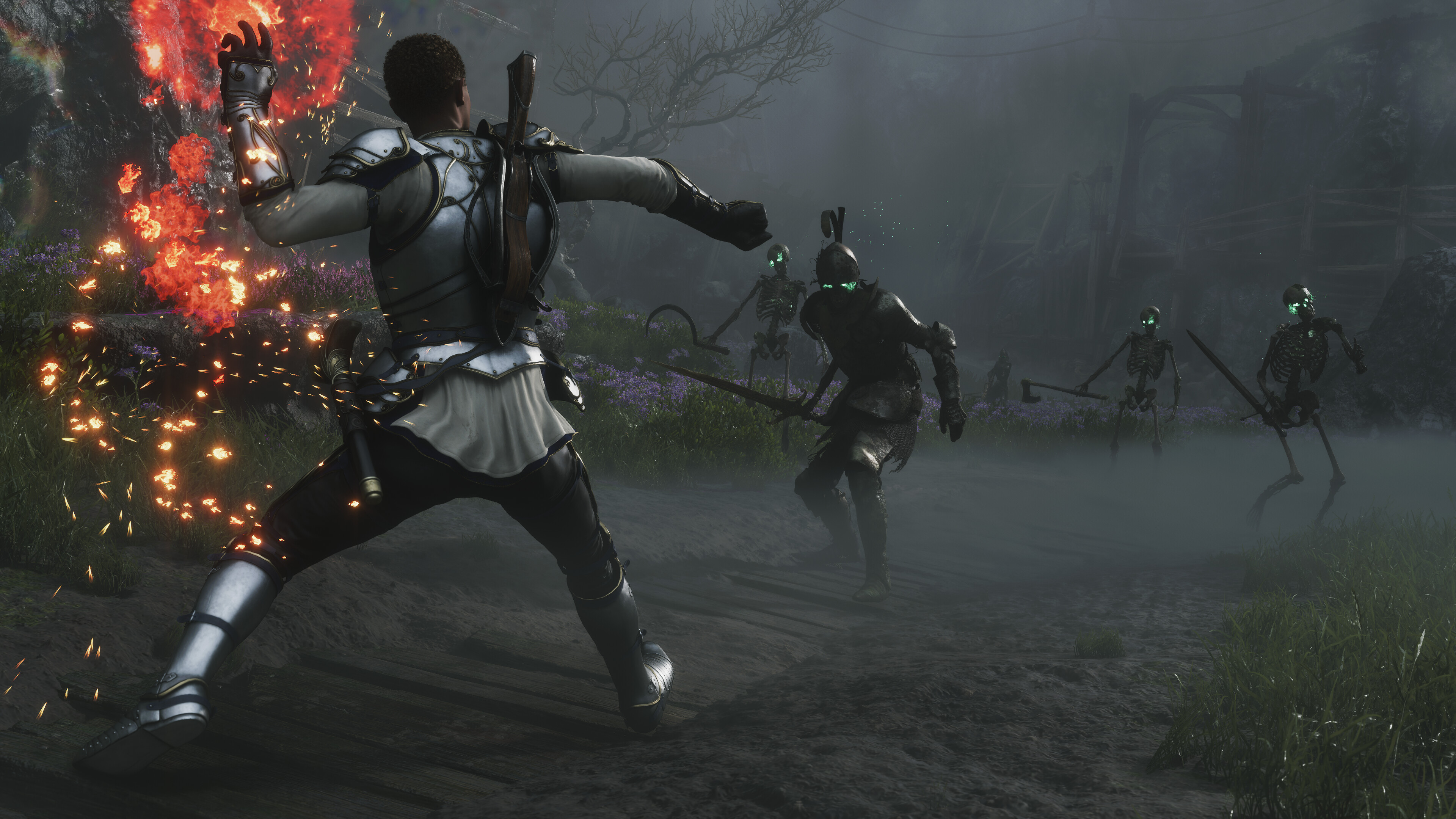 Official Fable image showing a dramatic fantasy scene with a character and warm lighting.
