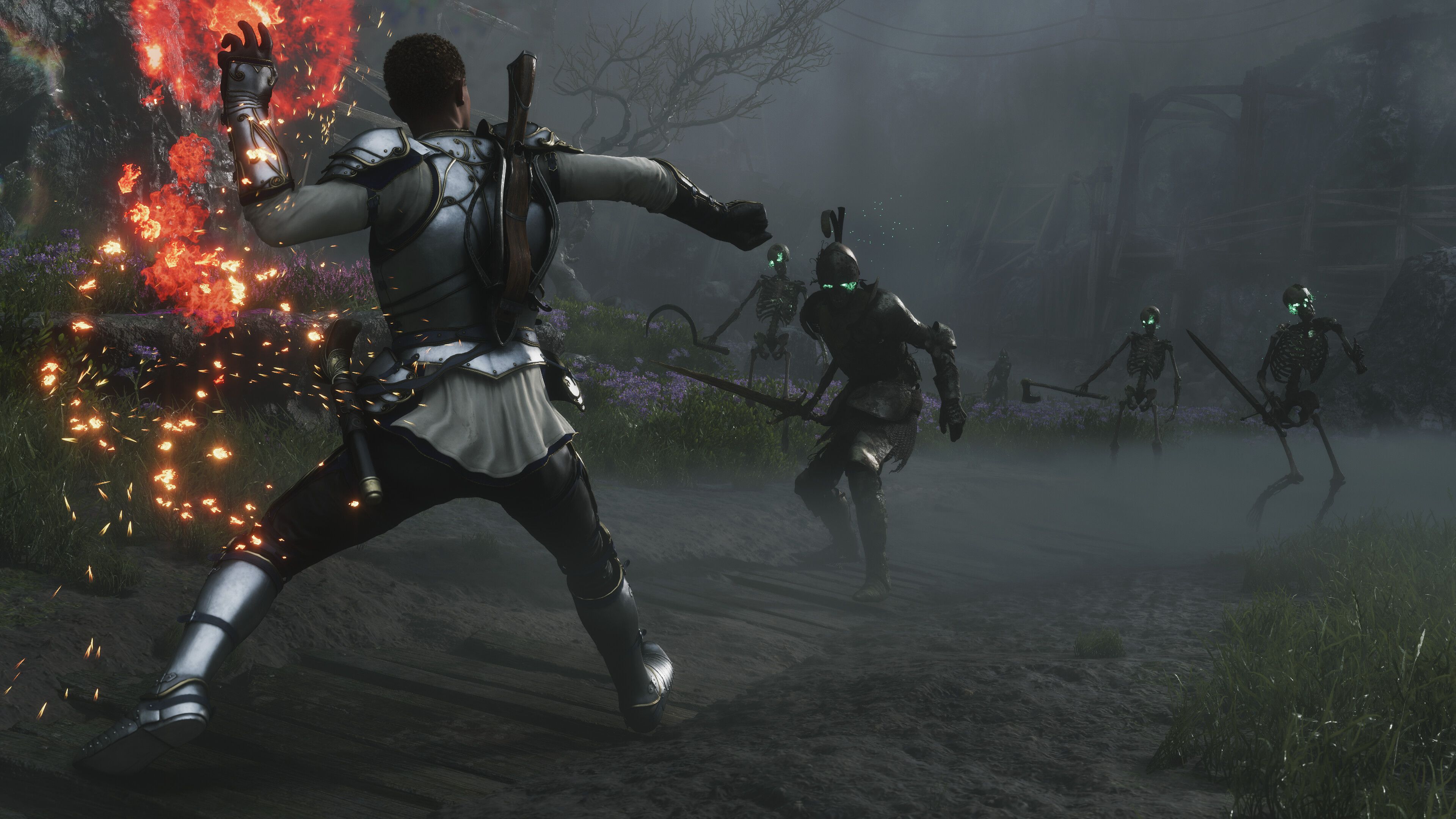 Official Fable image showing a dramatic fantasy scene with a character and warm lighting.