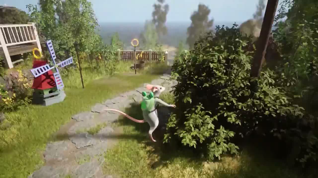 Another gameplay frame from the X video for Hela showing traversal and environment scale.